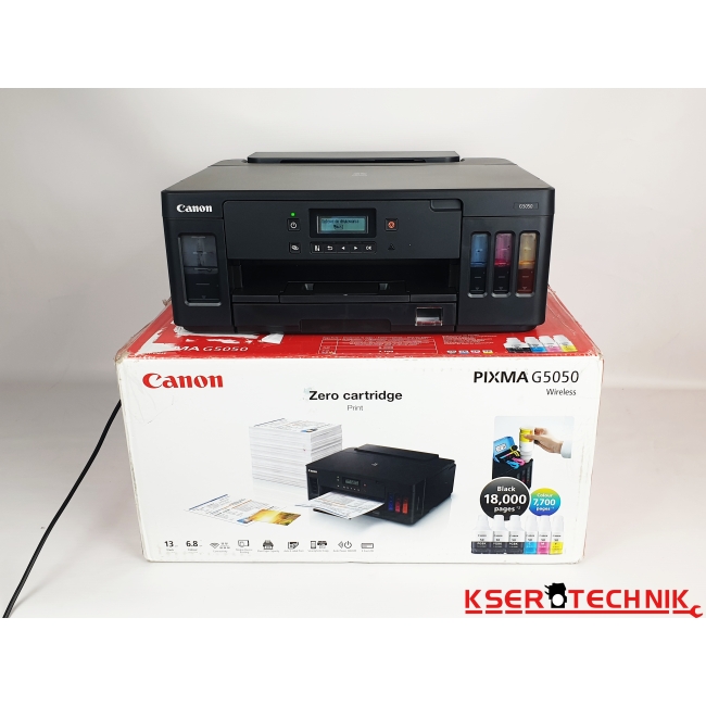 Canon Pixma G5050 - Brak głowic